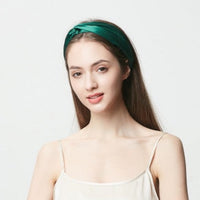 100% Silk Headband with Knot - 19 mm