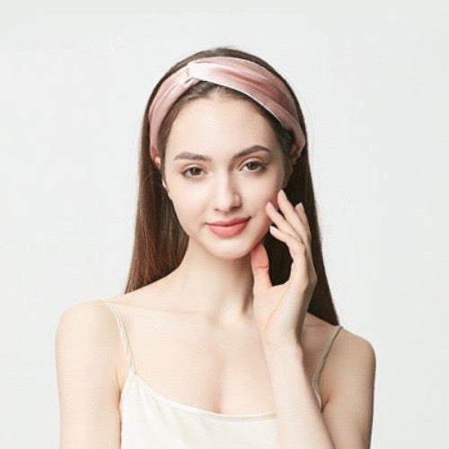 100% Silk Headband with Knot - 19 mm