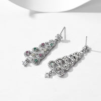 Sparkling Christmas Tree Earrings