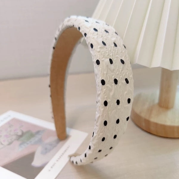 Elegant Polka Dot Headband