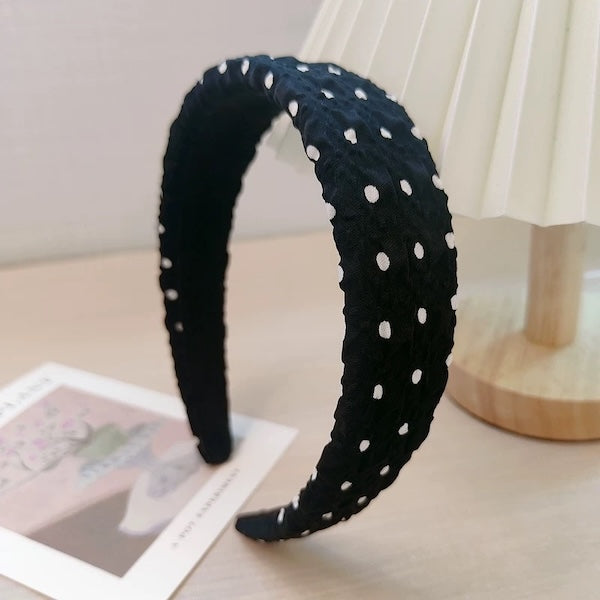 Elegant Polka Dot Headband