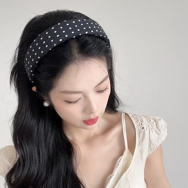 Elegant Polka Dot Headband