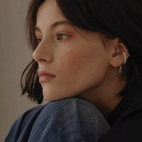 Geometric Line Small Ear Cuff- One Piece