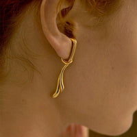 Fluid Design Ribbon Ear Cuff-One piece