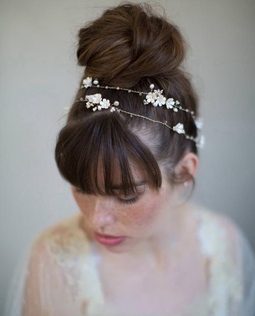 Romantic Floral Soft Bridal Hair Vine