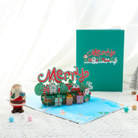 3D Gift Card - Christmas Gift Box Design