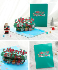 3D Gift Card - Christmas Gift Box Design