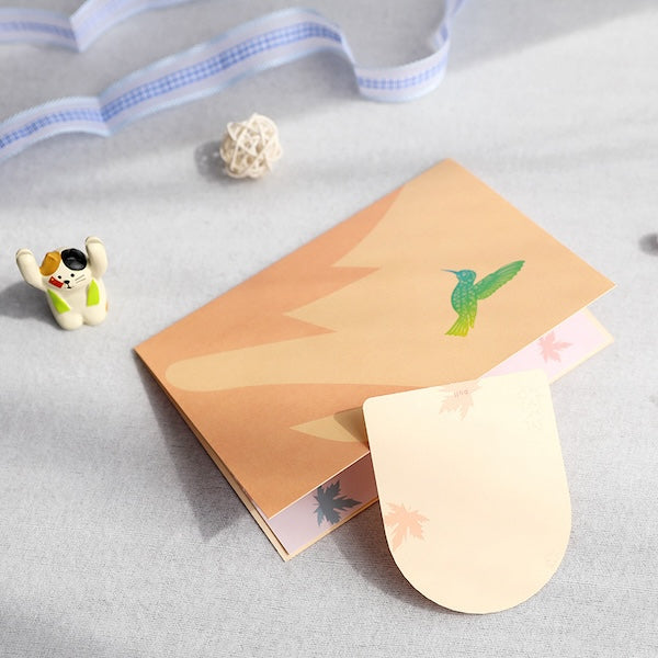 3D Gift Card - Hummingbird Birthday Gift Card