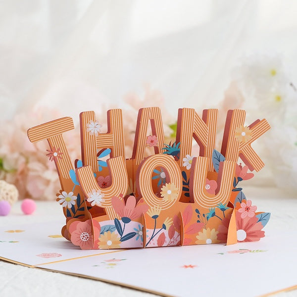 3D Gift Card - Thank You Card