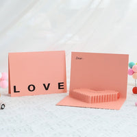 3D Gift Card - Minimalist Love Gift Card