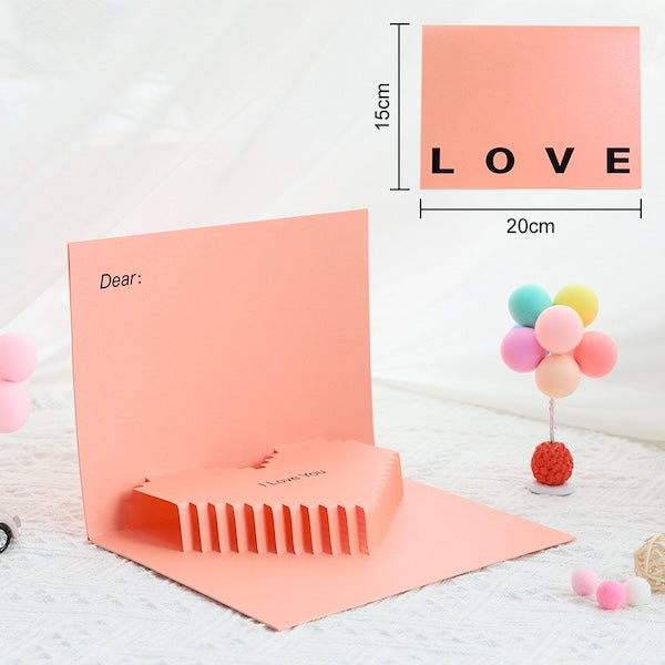 3D Gift Card - Minimalist Love Gift Card