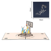 3D Gift Card for Him - Basketball Gift Card