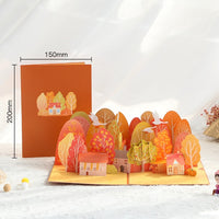 3D Gift Card-Four Seasons Birthday Gift Card