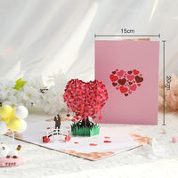 3D Gift Card - Love Tree Valentine's Day Gift Card