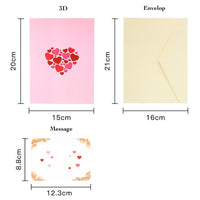 3D Gift Card - Love Tree Valentine's Day Gift Card