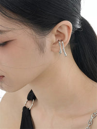 Geometric Double Line Ear Cuff-One piece