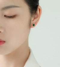 Modern Vintage Green Crystal Ear Studs