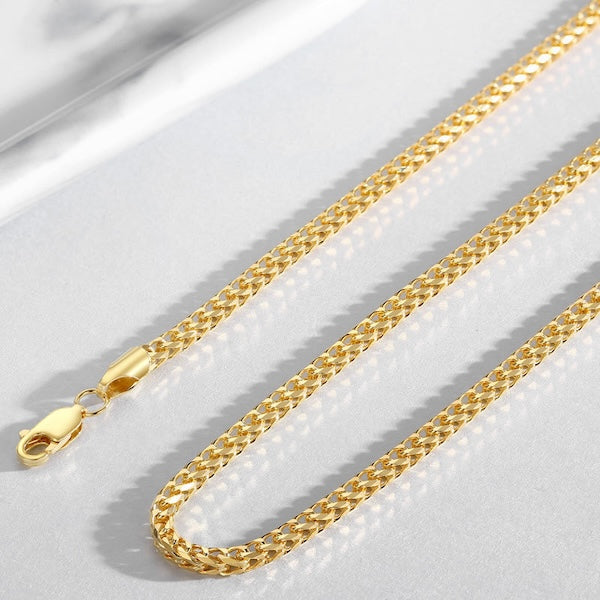 Unisex Foxtail Chain - 2.5mm Width