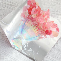 3D Gift Card-Sparkling Flower Gift Card