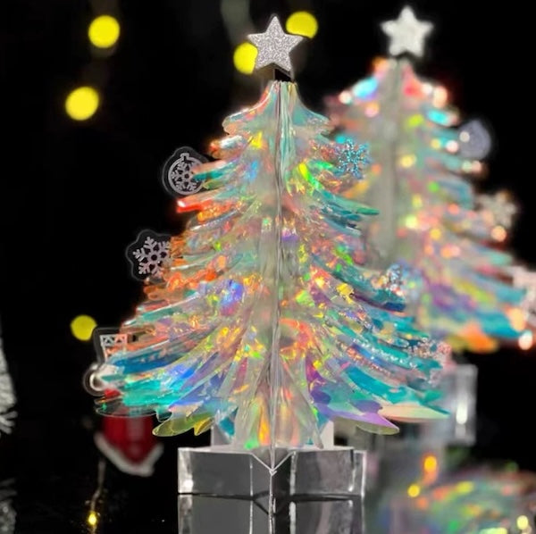 3D Gift Card-Sparkling Christmas Tree Gift Card