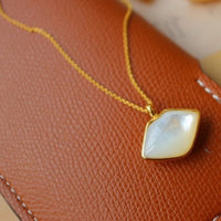 KissKiss - Mother of Pearl Lip Formed Pendant