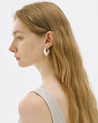 Unique Minimalist Enamel Hoops Earrings