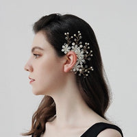 Angel Look Flowers Bridal Ear Cuff