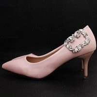 Sparkling Crystal Bridal Shoe Clips