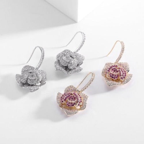 Blingbling Fancy Camille Flower Drop Earrings