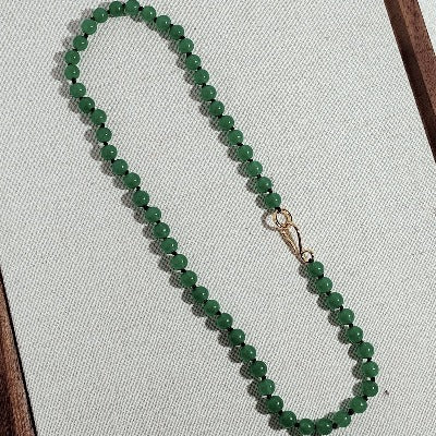 Timeless Green Aventurine Beads Necklace