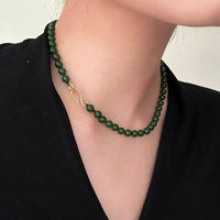 Timeless Green Aventurine Beads Necklace