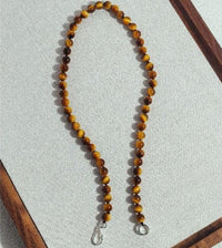 Chic Maillard Tiger-Eye Beads Necklace