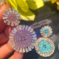 Dazzling Daisy Earrings - Luxurious Drop Earrings