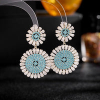 Dazzling Daisy Earrings - Luxurious Drop Earrings