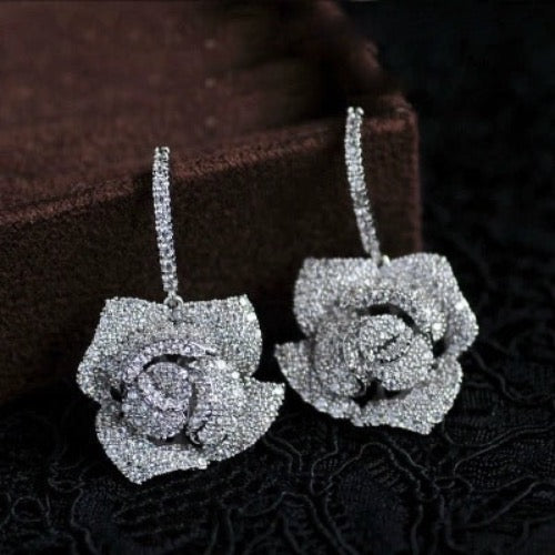 Blingbling Fancy Camille Flower Drop Earrings