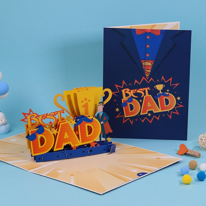 3D Gift Card for Dad-Father's Day Gift Card