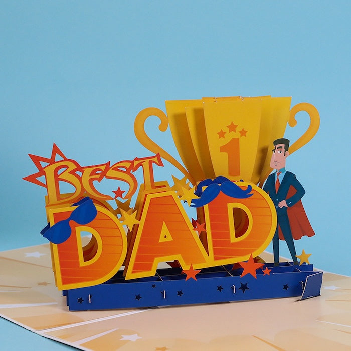 3D Gift Card for Dad-Father's Day Gift Card