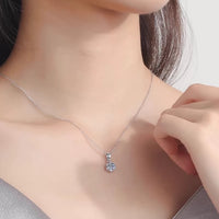 Classic 6 Claws Solitaire Pendant Necklace - Moissanite Stone