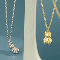 Teddy Bear Jewelry Set with Earrings n Necklace