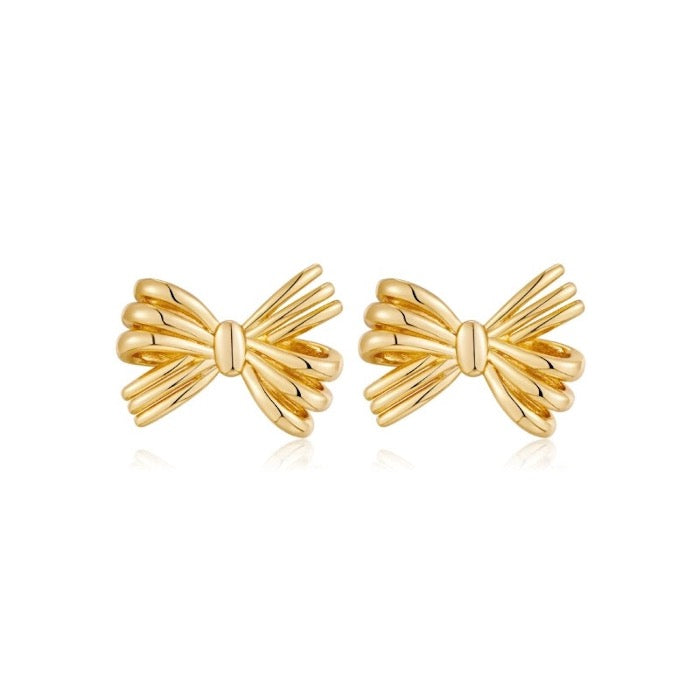 Cute Elegant Butterfly Tie Ear Studs