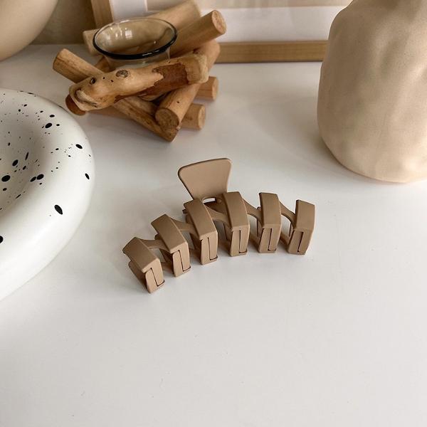 Milky Coffee Color Tone Claw Hair Clips