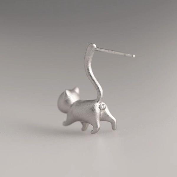 Cute Cat Design Playful Earrings