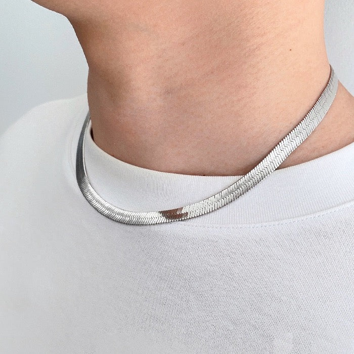 Unisex Herringbone chain - 7mm width