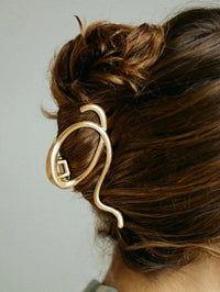 Large Claw Metal Hair Clips - Music Cord Design