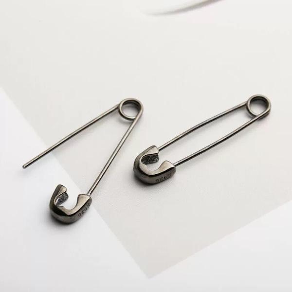 Unique Minimalist Paper Clip Earrings - One pair