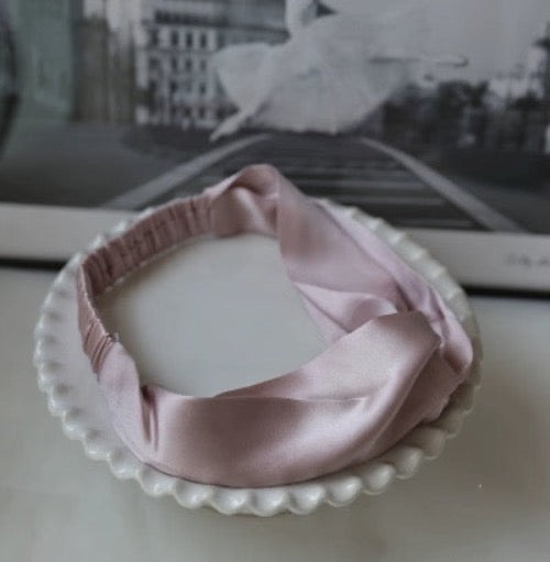 100% Silk Headband with Knot - 19 mm