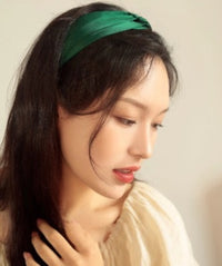 100% Silk Headband with Knot - 19 mm