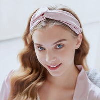 100% Silk Headband with Knot - 19 mm