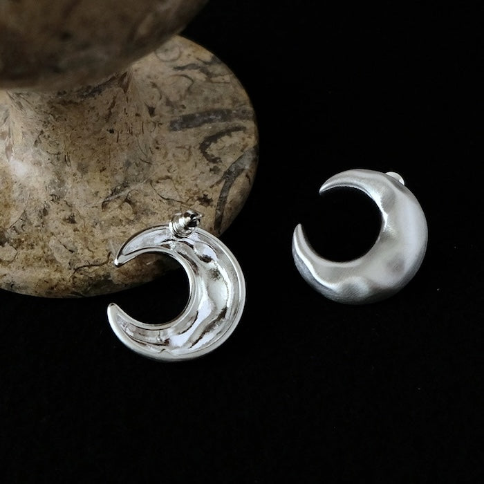 Silver Moon Earrings