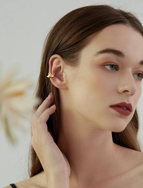 Unique  Skirt Design Ear cuff - One piece